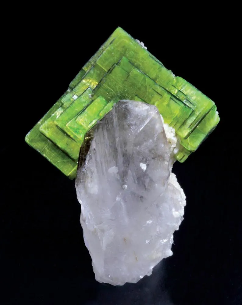 Meta-autunite with Quartz - image 1