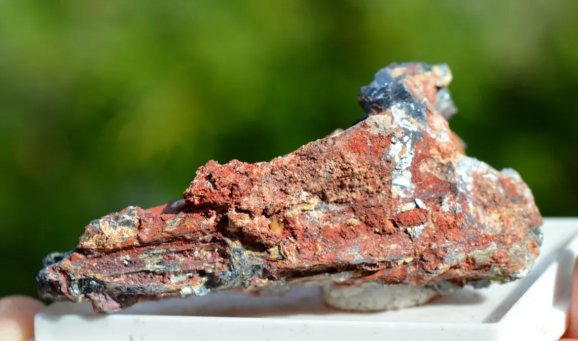 Metastibnite & Klebelsbergite 44 grams - Pereta Mine, Pereta, Grosseto Province, Tuscany, Italy - image 4