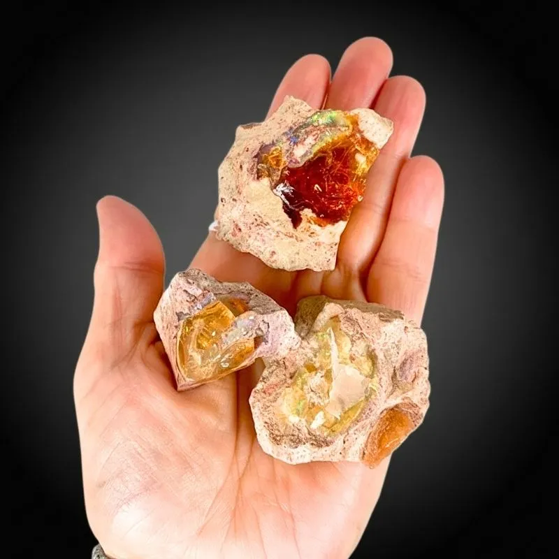 Mexican Fire Opal from Mexico, Queretaro - image 9