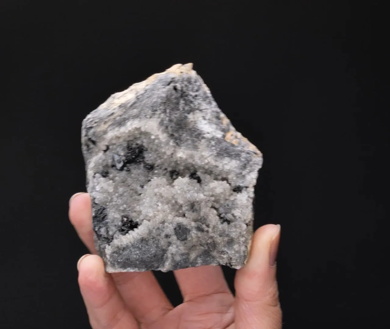 Miargyrite with Pyrargyrite on Quartz - image 2