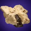 Microcline (Baveno twin) with Quartz var. Smoky - image 3