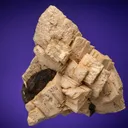 Microcline (Baveno twin) with Quartz var. Smoky - image 1