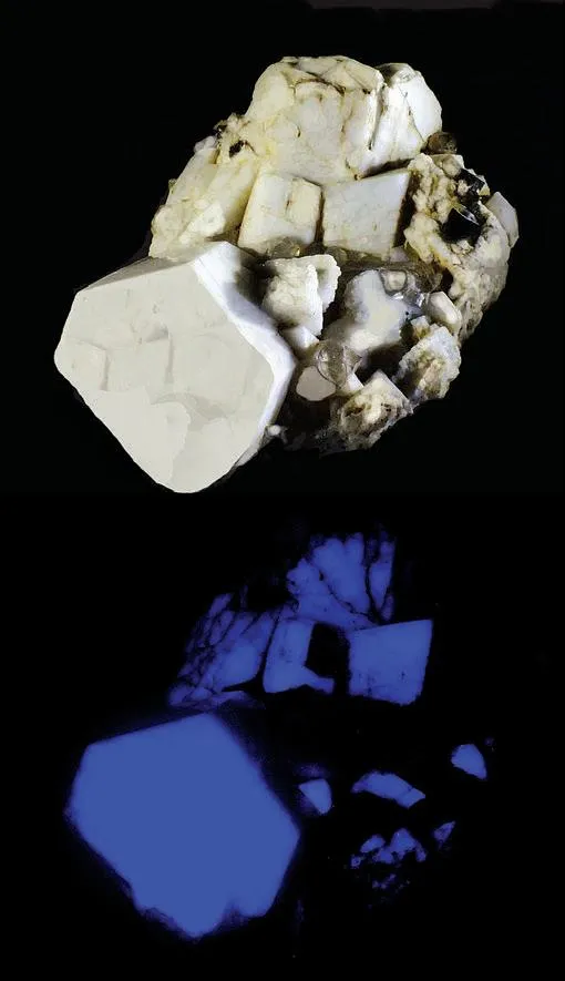 Microcline, Schorl, Quartz image