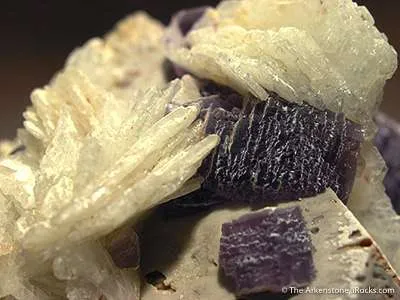 Microcline (Twinned) With Albite & Lepidolite - image 3