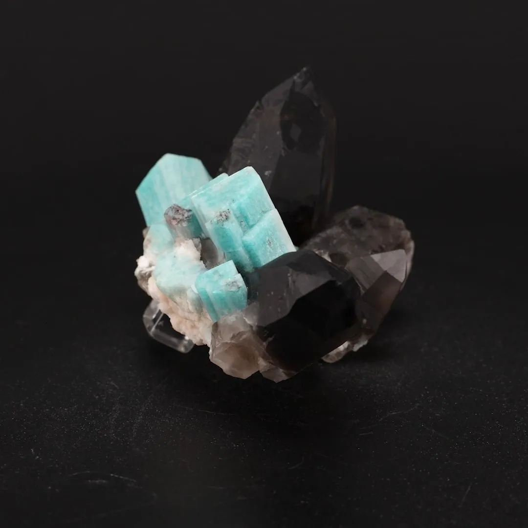 Microcline v. Amazonite, Quartz v. Smoky - image 2