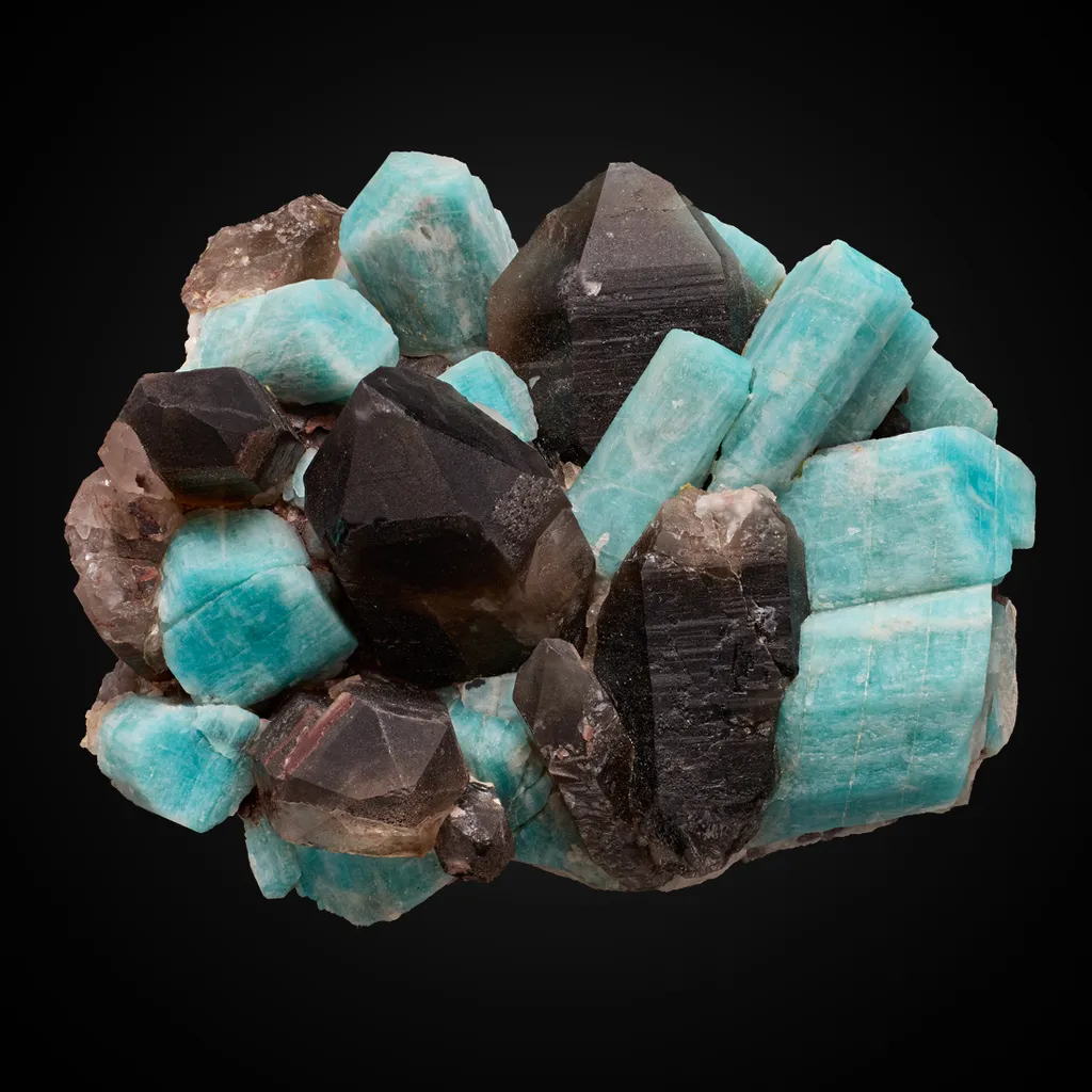 Microcline v. Amazonite, Quartz v. Smoky image