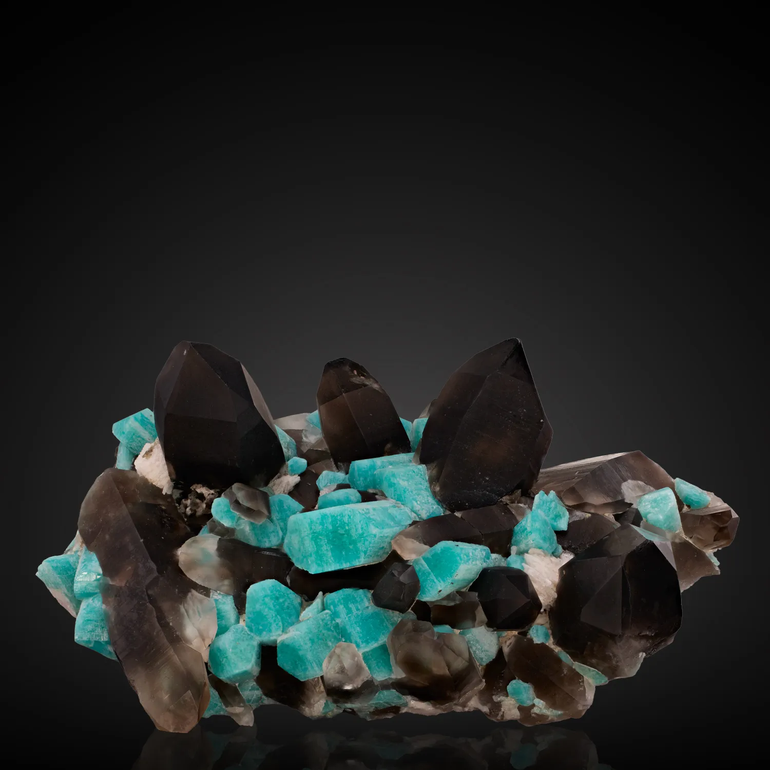 Microcline v. Amazonite, Quartz v. Smoky - image 1