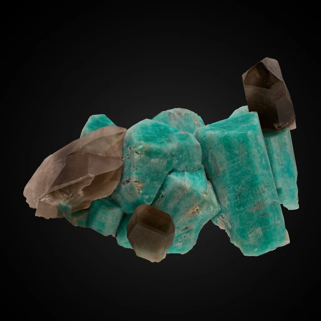 Microcline v. Amazonite, Quartz v. Smoky image