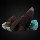 Microcline v. Amazonite Quartz v. Smoky - image 1