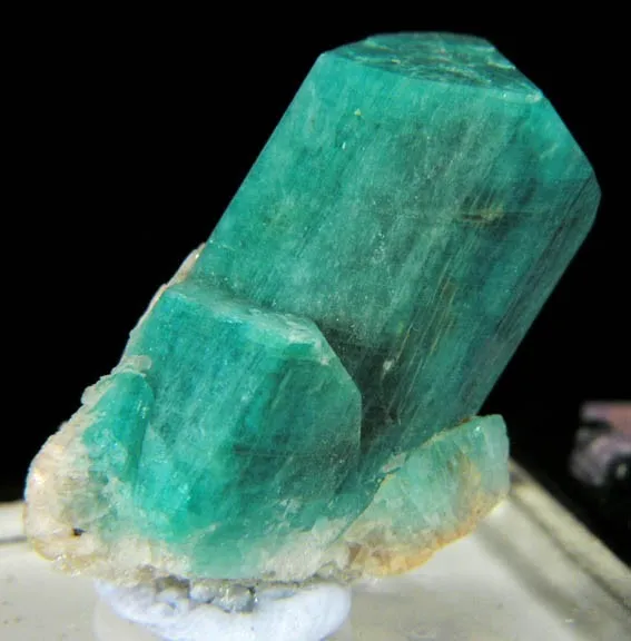 Microcline (Var: Amazonite), Albite image