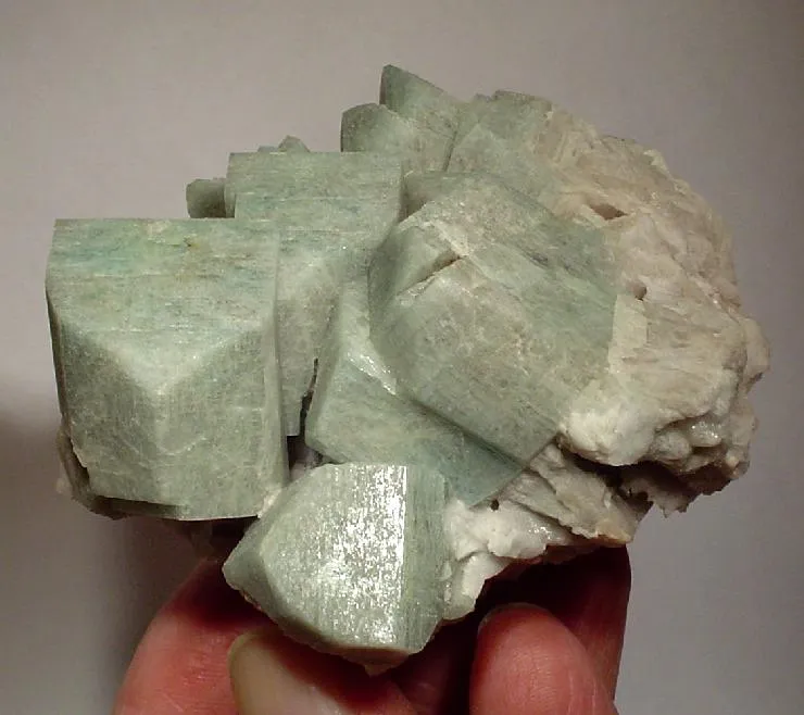 Microcline (Var: Amazonite), Feldspar Group image