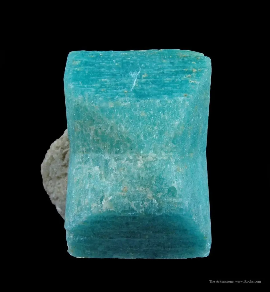 Microcline Var. Amazonite (Mannebach Twin) image