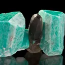 Microcline, Var Amazonite & Smoky Quartz - image 3