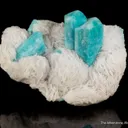 Microcline var. Amazonite with Albite var. Cleavelandite - image 1