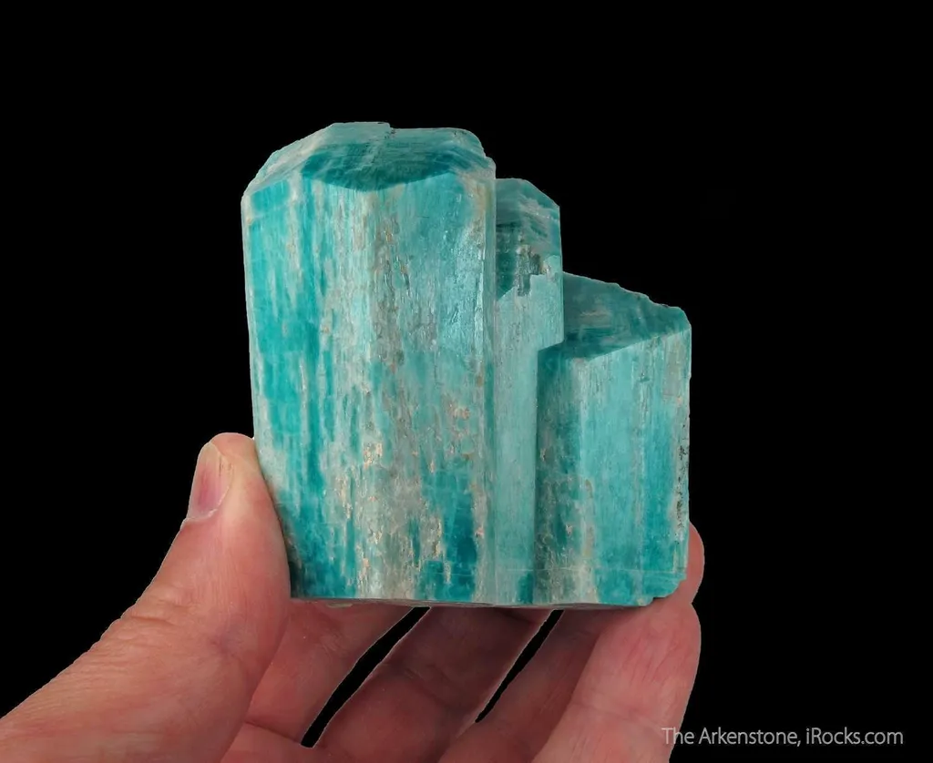 Microcline var. Amazonite with Smoky Quartz - image 5