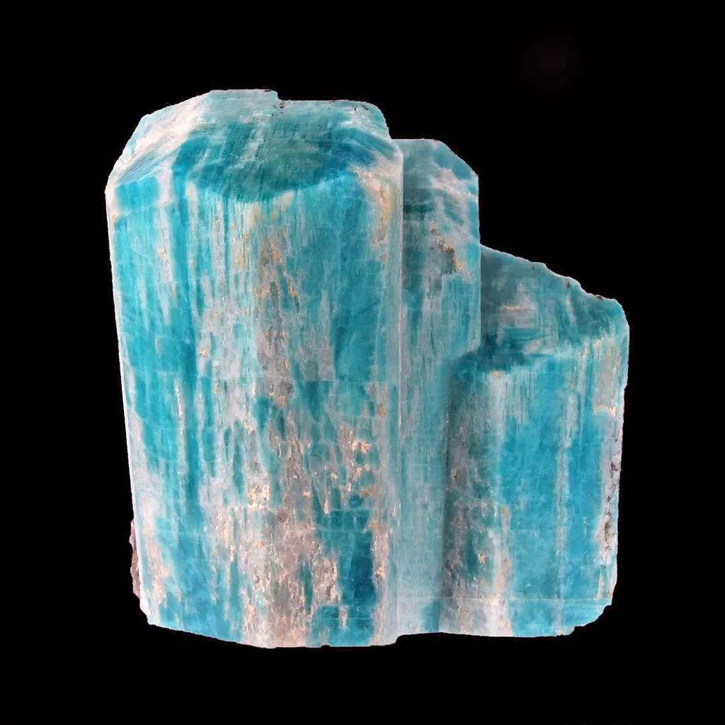 Microcline var. Amazonite with Smoky Quartz image