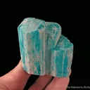 Microcline var. Amazonite with Smoky Quartz - image 4