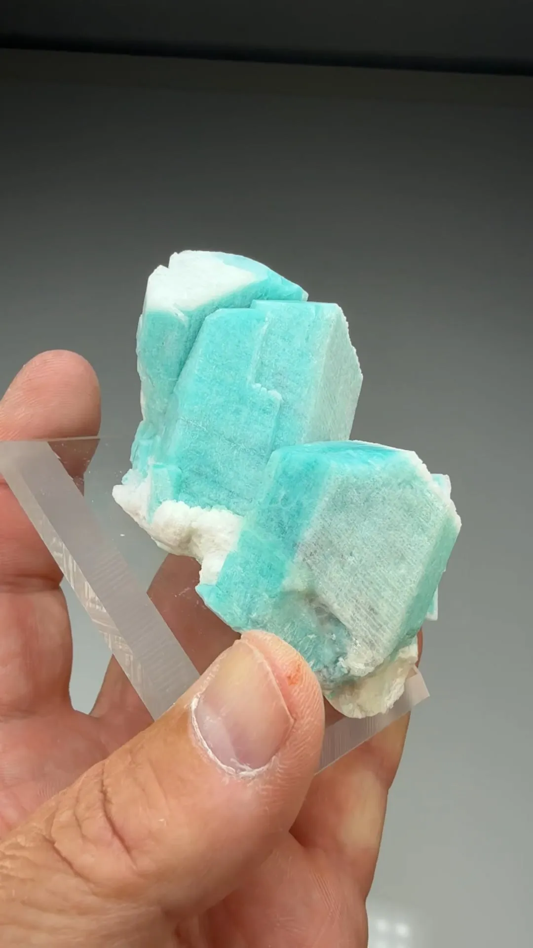 Microcline with Albite (repaired 1x) (2187) - image 2