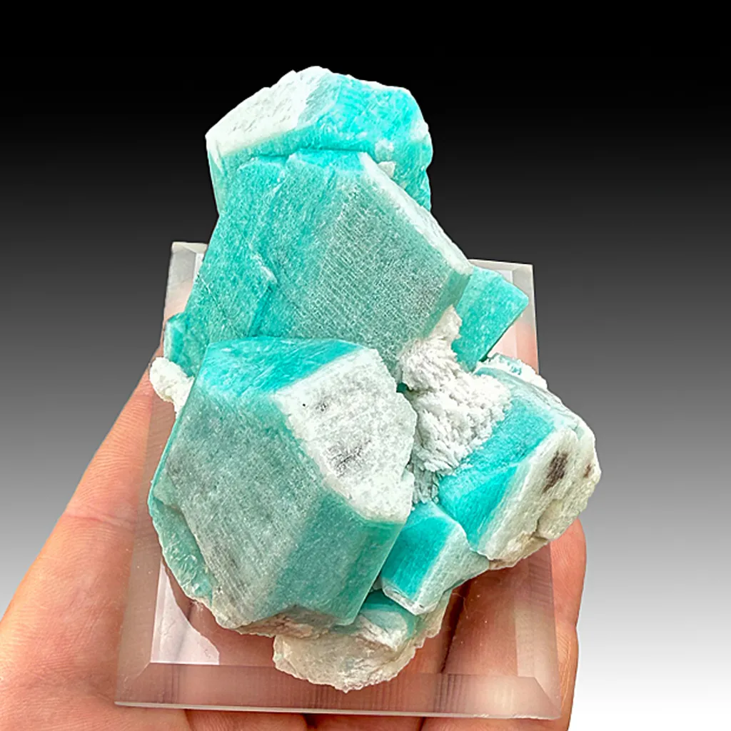 Microcline with Albite (repaired 1x) (2187) image