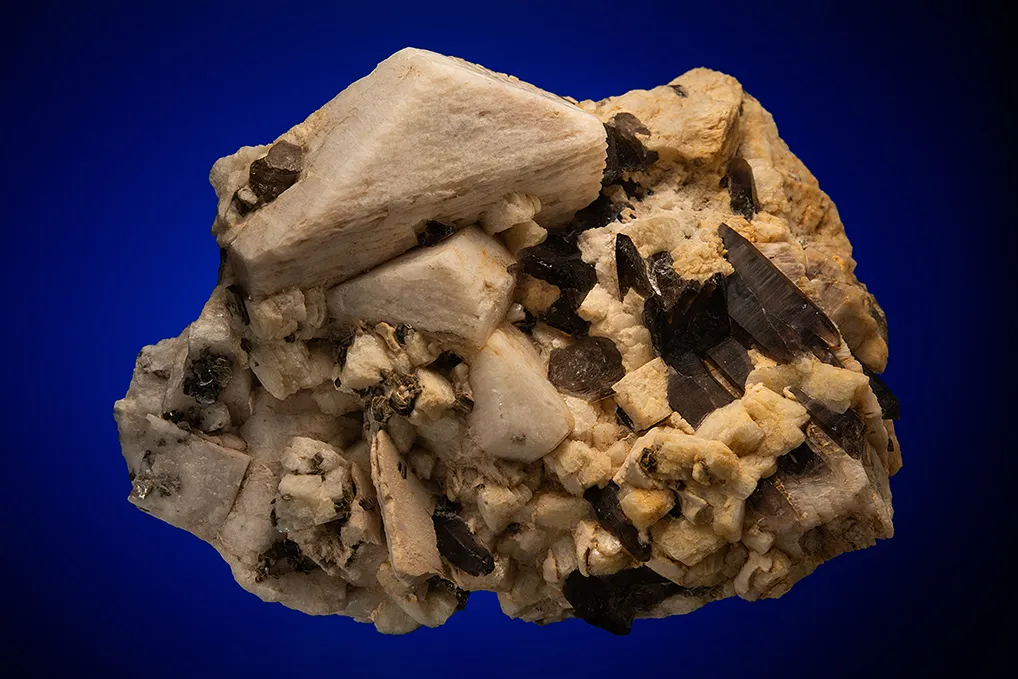Microcline with Quartz var. Smoky image