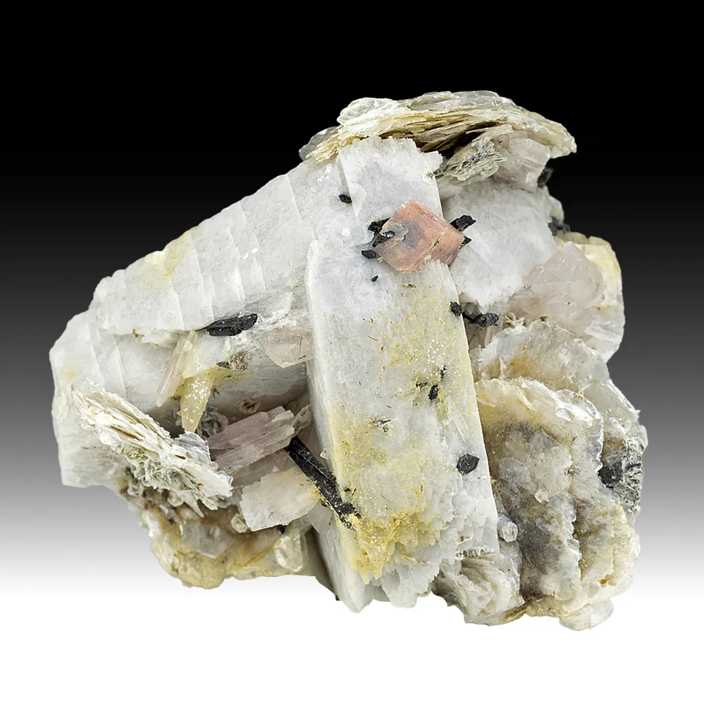 Microcline with Serandite image