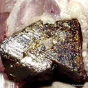 Microlite on Tourmaline - image 1