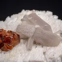 Microlite with Lepidolite on Microcline - image 1