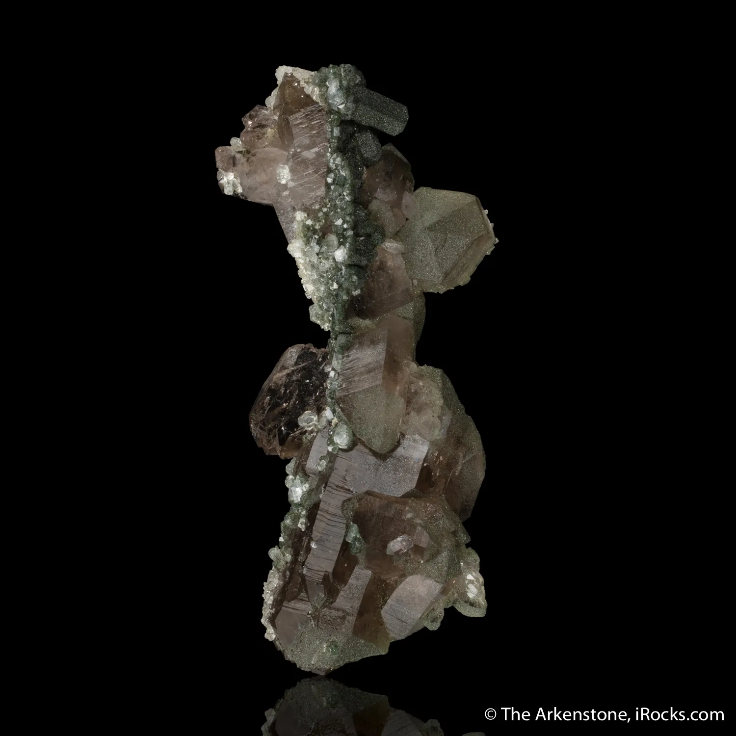 Milarite on Quartz - image 3