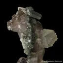 Milarite on Quartz - image 2