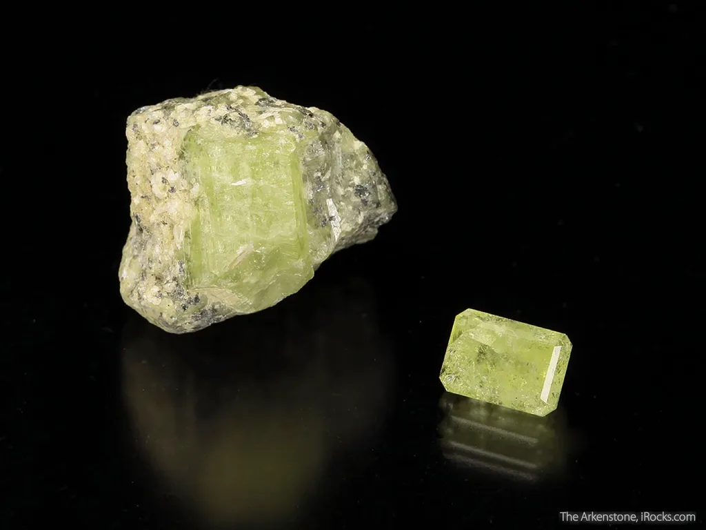Milarite (rough and cut set) image