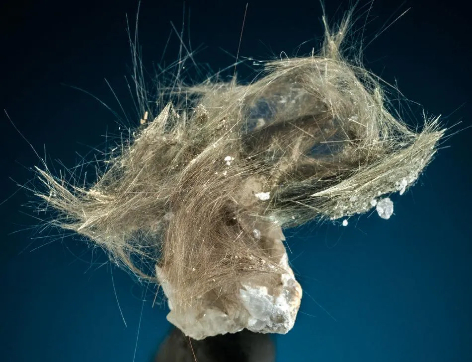 Millerite, Calcite image