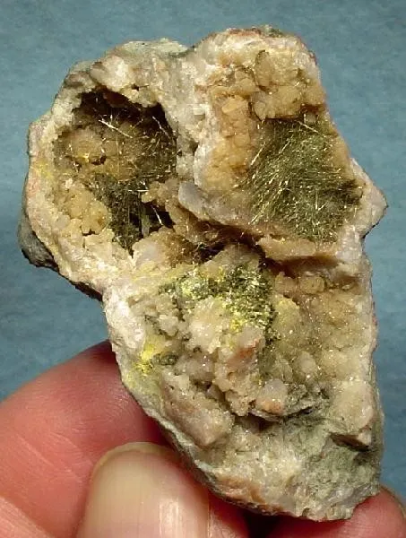 Millerite, Calcite - image 1