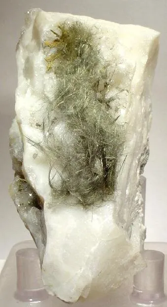 Millerite, Quartz (Var: Chalcedony) - image 1
