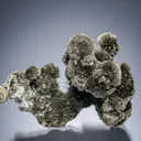 Millerite with Baryte on Siderite - image 1