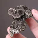 Millerite with Baryte on Siderite - image 2