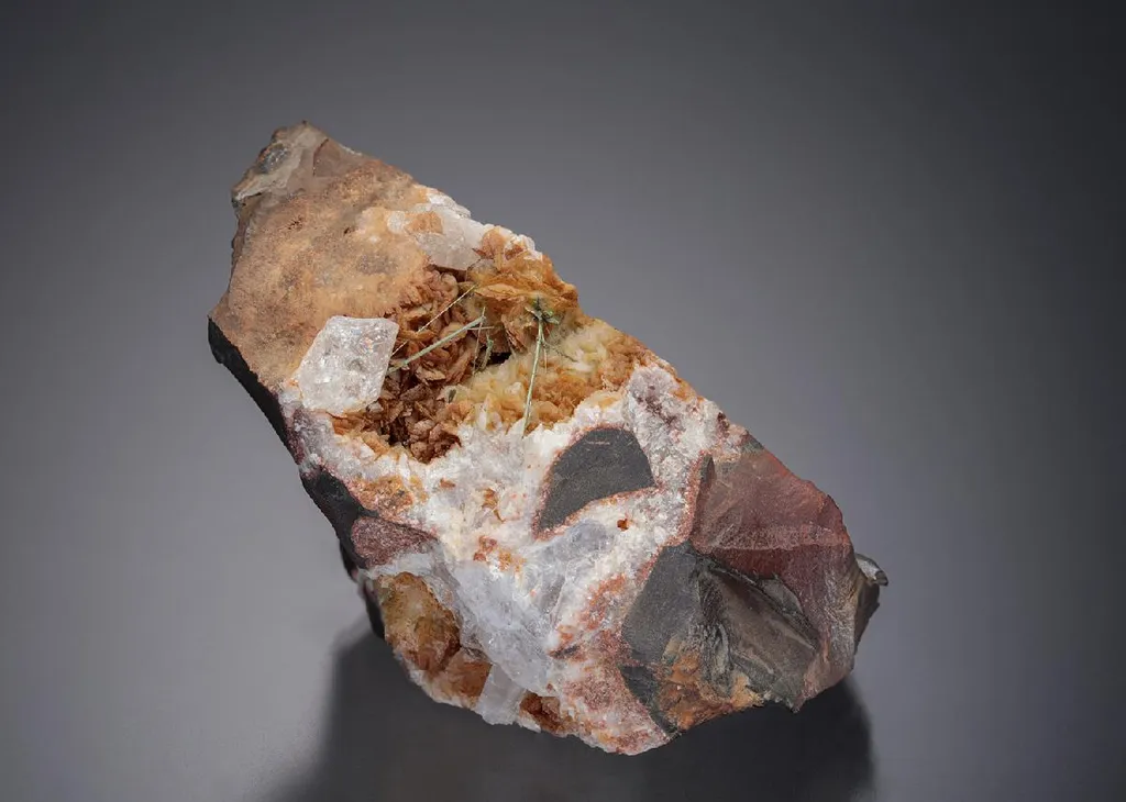 MILLERITE with QUARTZ image