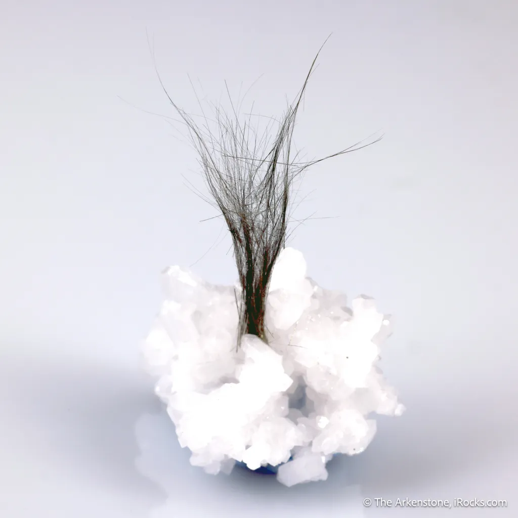 Millerite with Quartz image