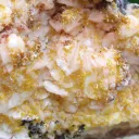 Mimetite & Calcite - 465 grams - Potosí Mine, Santa Eulalia Mining District, Chihuahua, Mexico - image 2