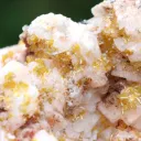 Mimetite & Calcite - 465 grams - Potosí Mine, Santa Eulalia Mining District, Chihuahua, Mexico - image 3