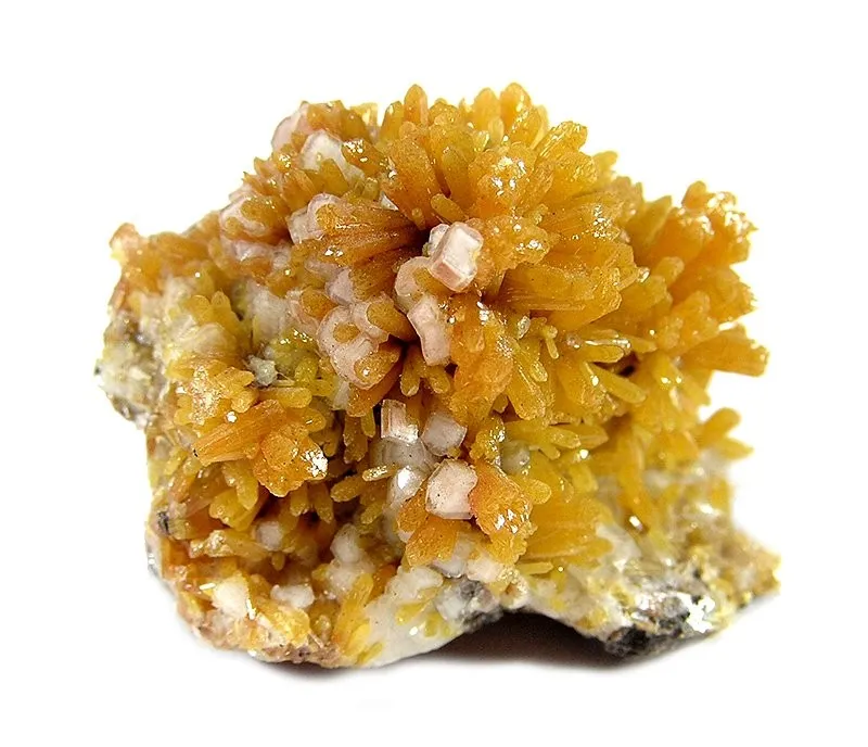 Mimetite, Calcite image