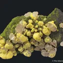 Mimetite, Cerussite, Mottramite, Calcite - image 6