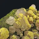 Mimetite, Cerussite, Mottramite, Calcite - image 3