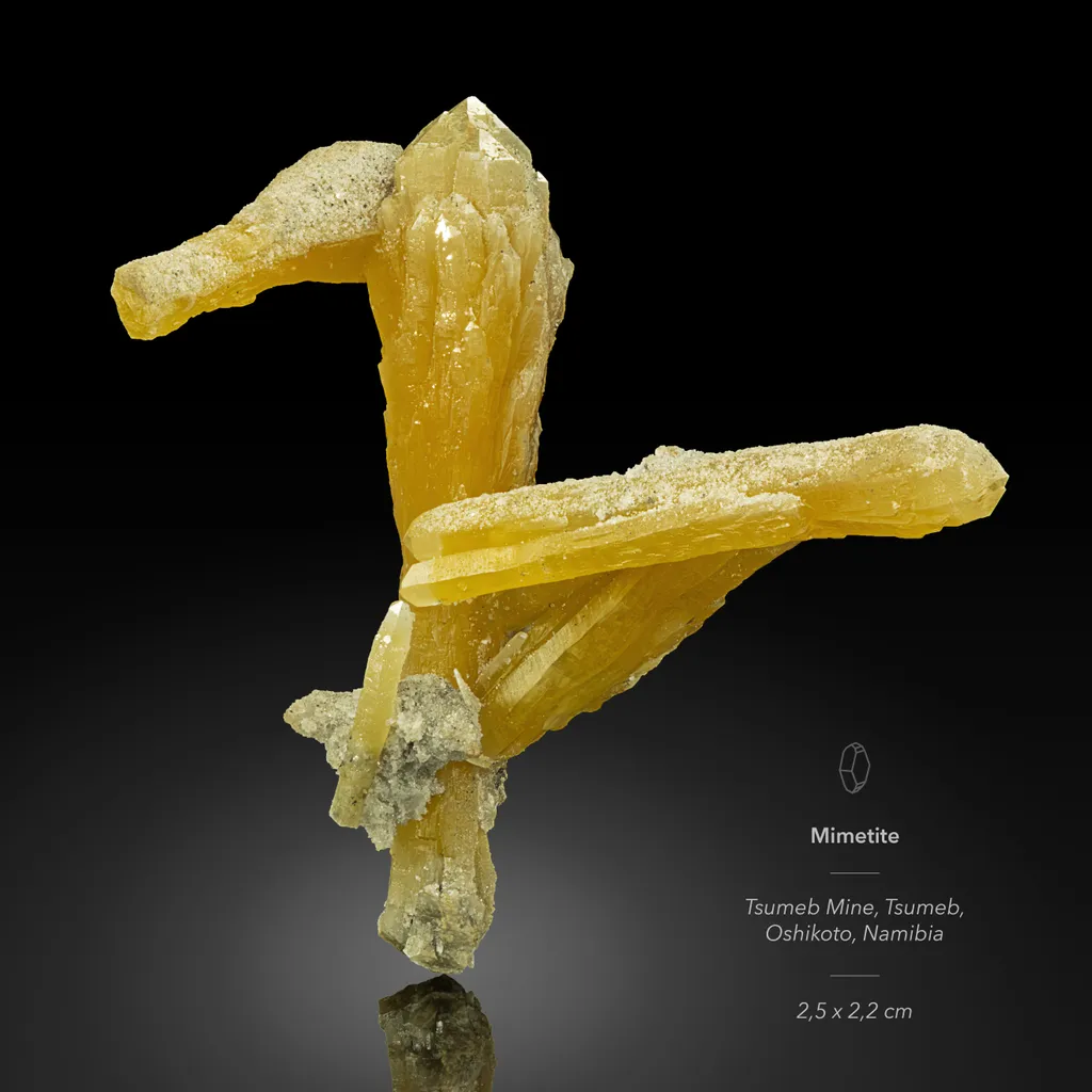 Mimetite from Tsumeb Mine, Namibia image