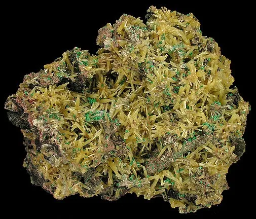 Mimetite, Malachite image