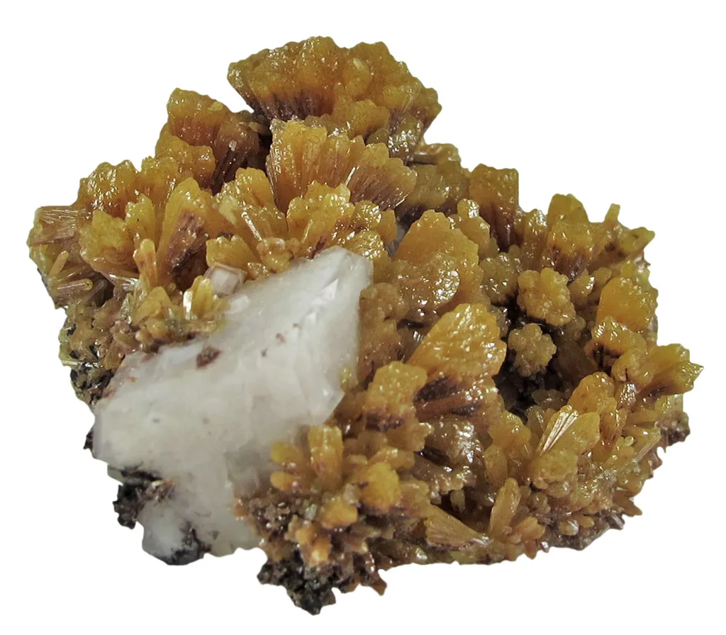 Mimetite on Calcite - image 2