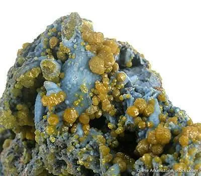 Mimetite on Plumbogummite - image 3