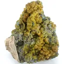 Mimetite on Plumbogummite - image 1