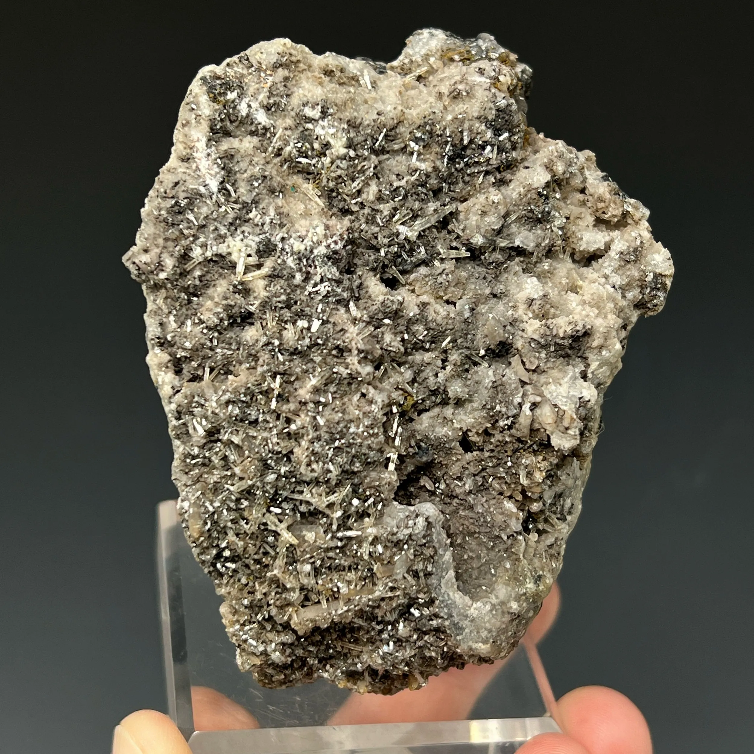 Mimetite on Quartz and Smithsonite - image 1