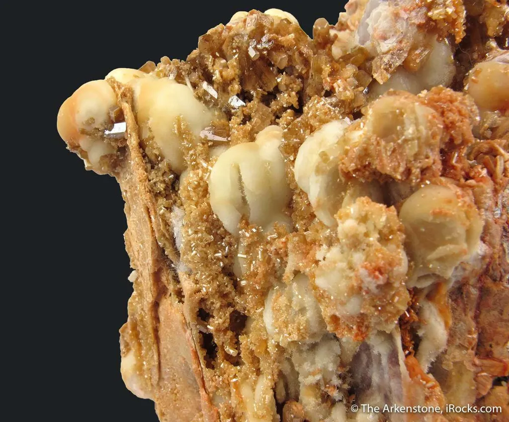 Mimetite on Smithsonite (circa 1920's) - image 3