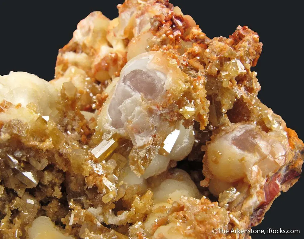 Mimetite on Smithsonite (circa 1920's) - image 4